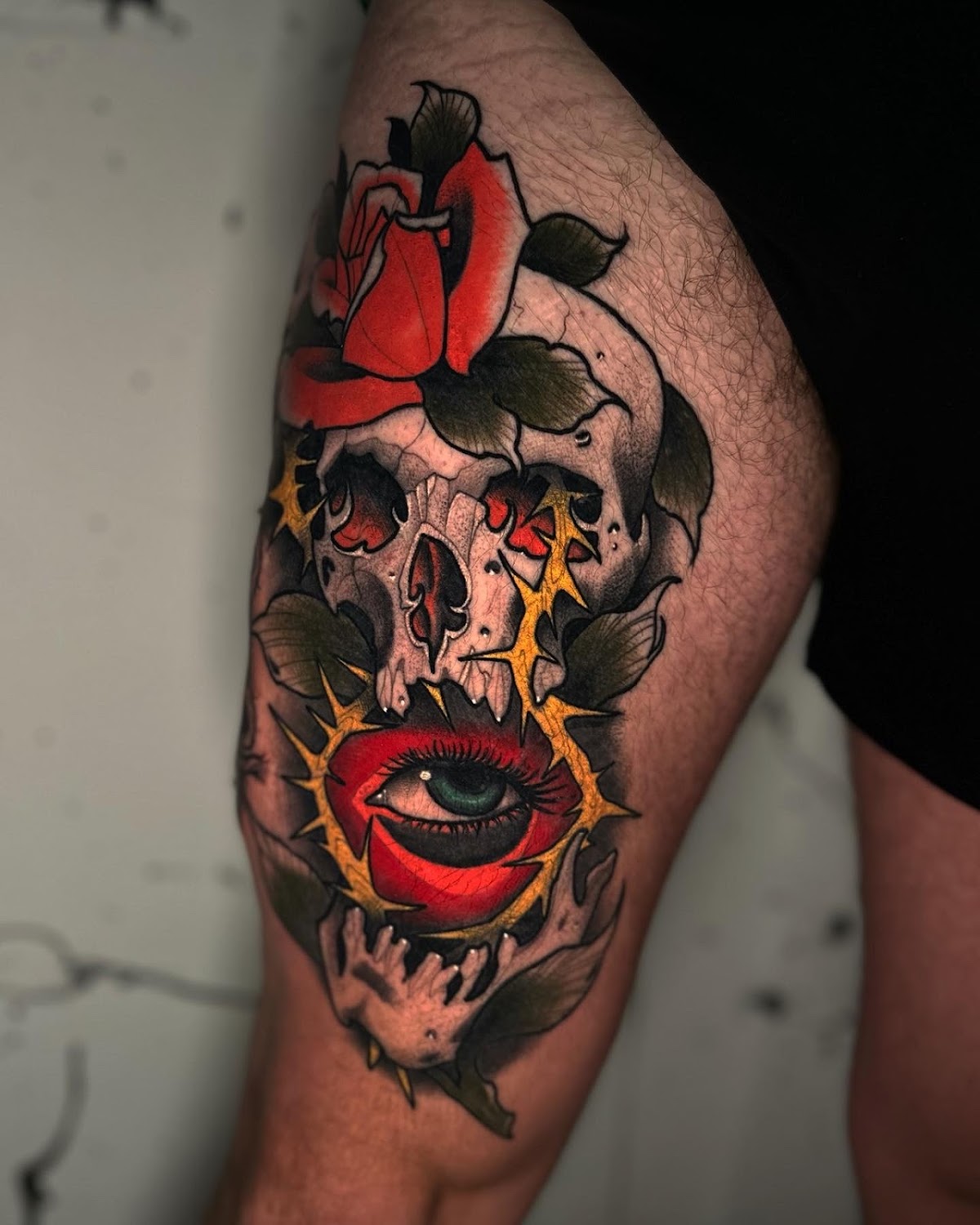 Black Obsidian tattoo work 2