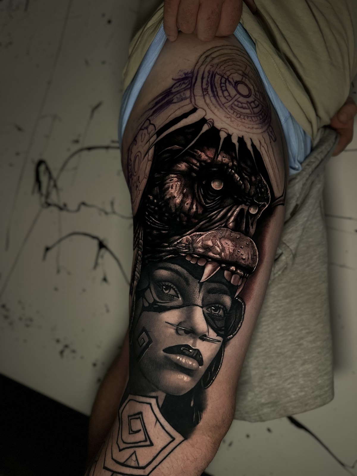 Black Obsidian tattoo work 3