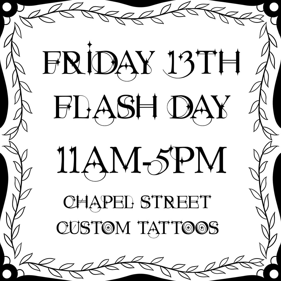 🔊📢🚨ÆH! ÆH! ÆH! ÆH! 🚨📢🔊 Friday the 13th is coming once again, and our junior artist @smokiitattoos will be taking walk-ins for pre-drawn flash designs all day! She’ll be posting the designs and prices over the next two days, give her a follow if you haven’t already and keep your eyes peeled fo