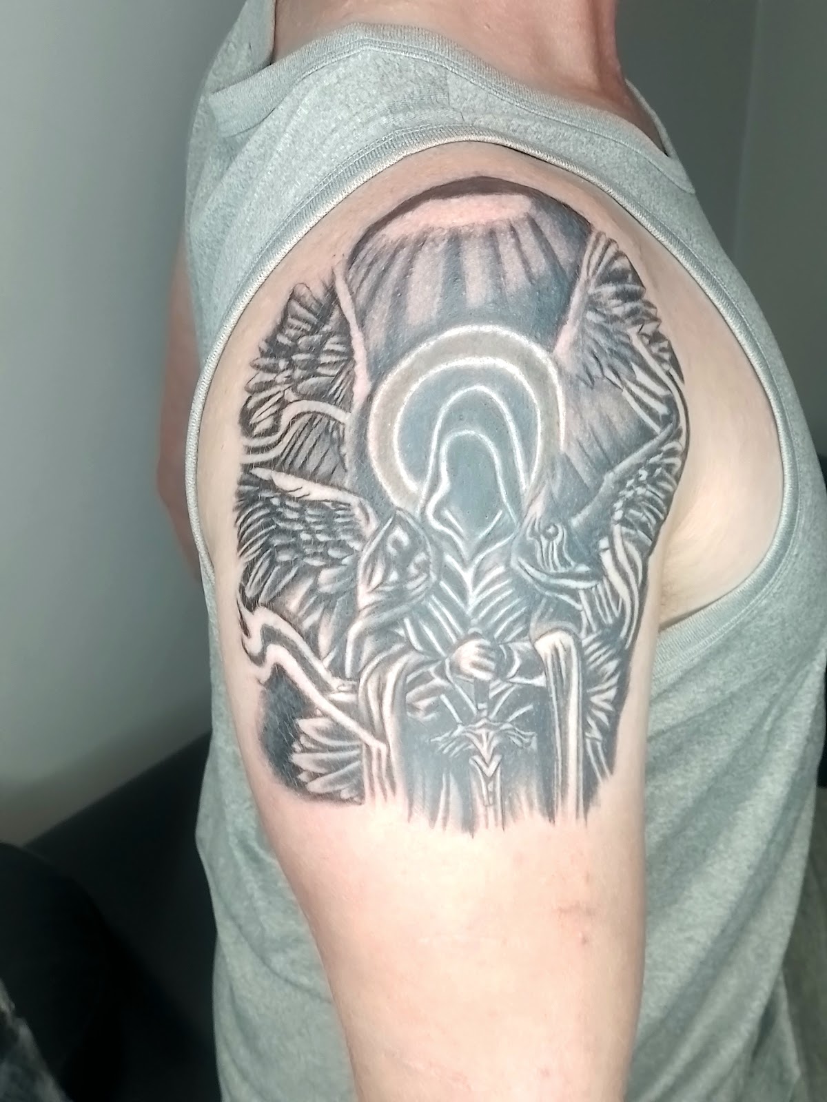 Doberman Tattoo tattoo work 6