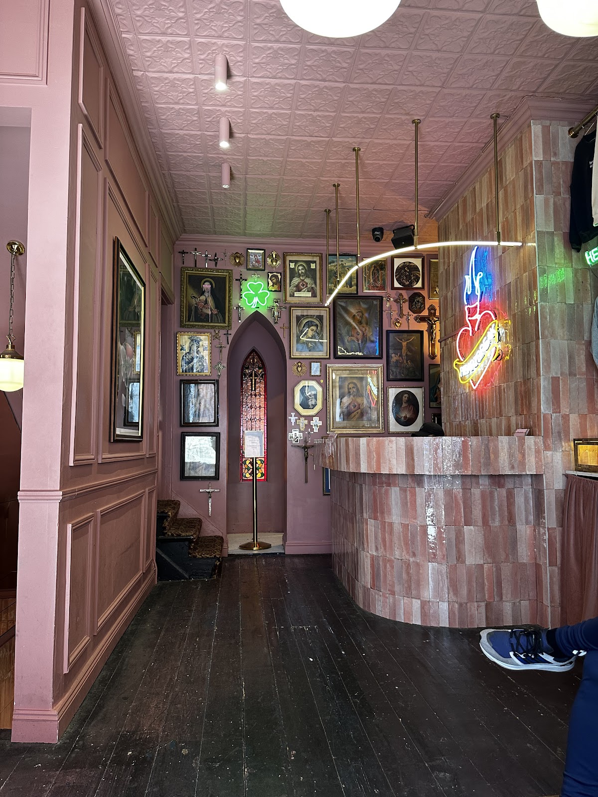 Tattoo work at Heartbreak Social Club in Dublin