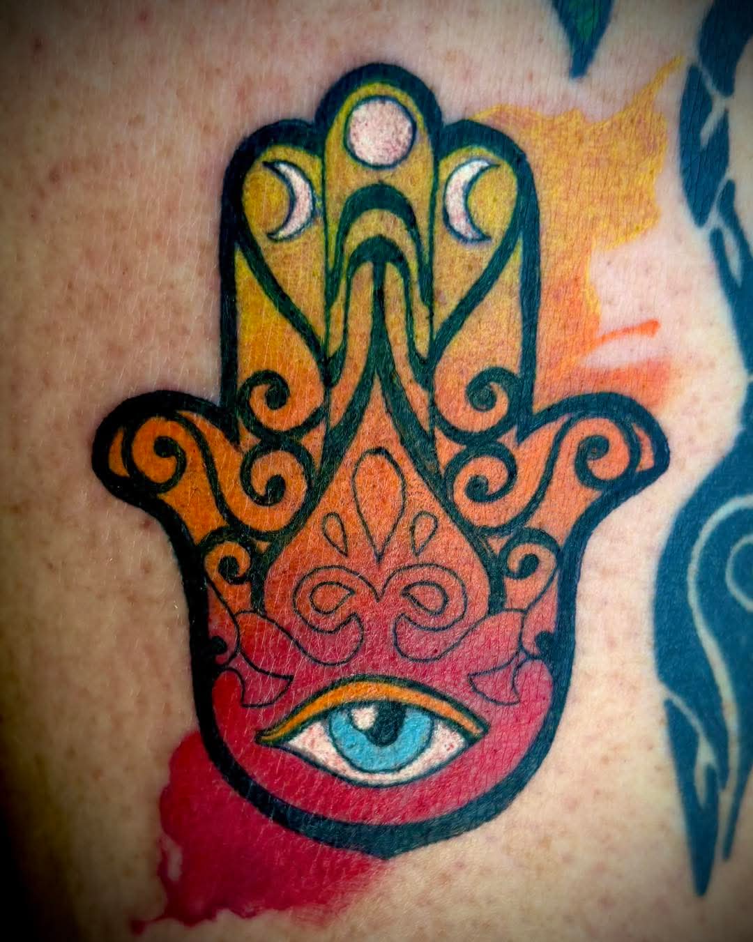 Tattoo work at Inkfingers Custom Tattoo Studio in Galway
