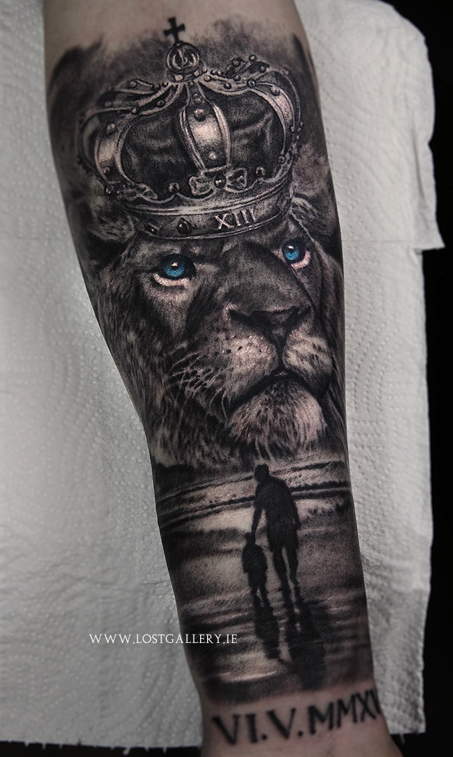 Tattoo work at Lost Gallery Tattoo in Dublin