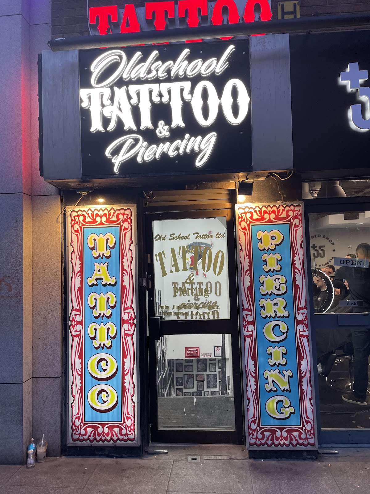Old School Tattoo & Piercing tattoo work