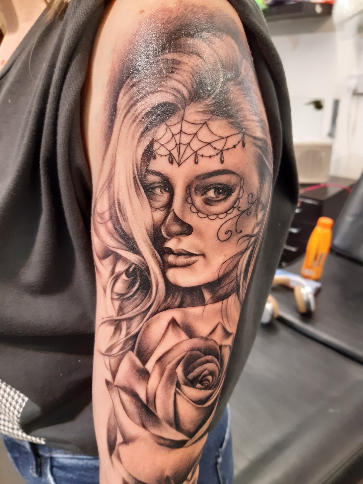 Tattoo work at Old School Tattoo & Piercing in Dublin