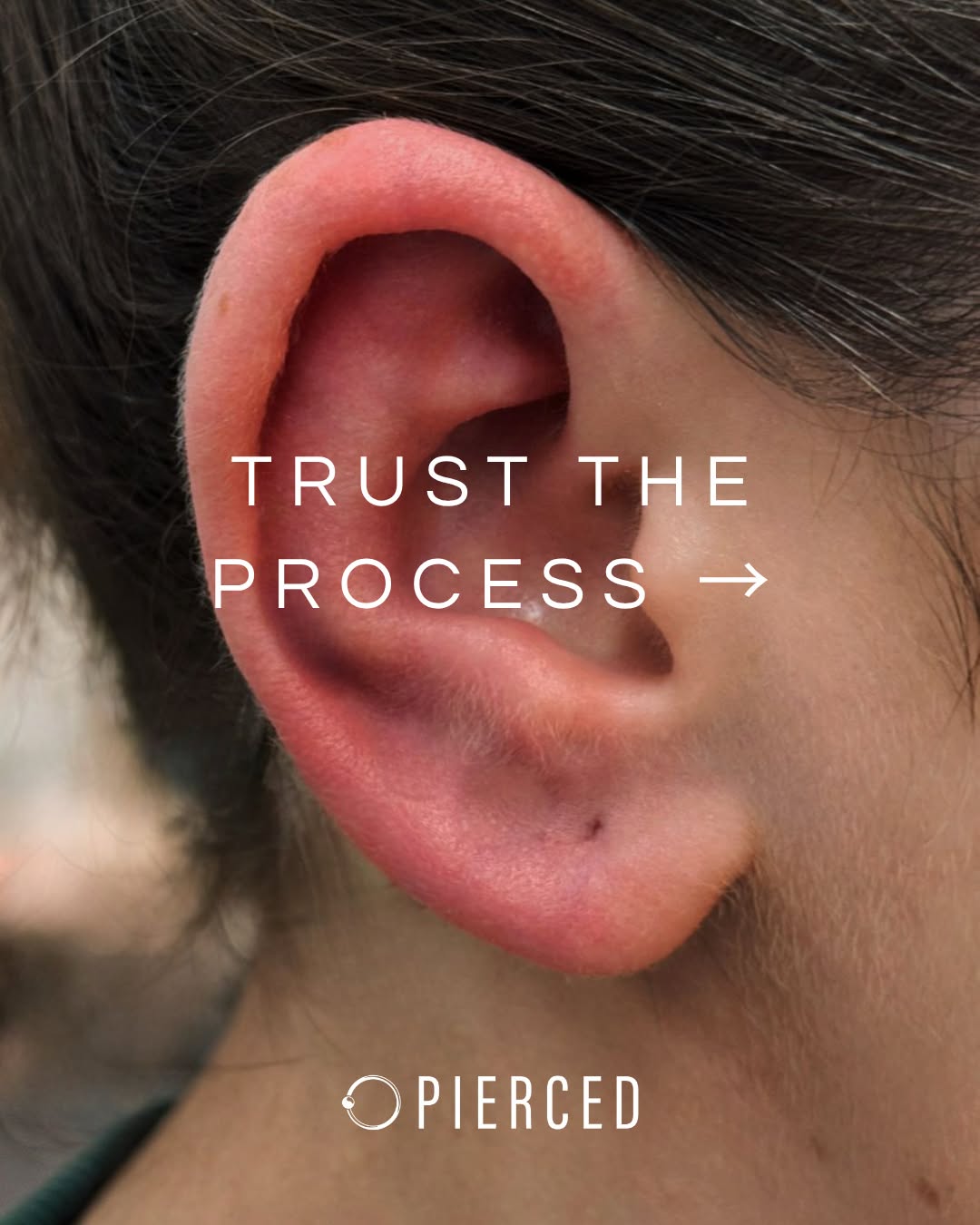 Is there anything better than a before and after? No, I don't think there is.⁠
⁠
Gosh, this ear is stunning! Do you need help deciding what to pierce of what jewellery or tone suits you? It's fine to be indecisive and we can help. If you are looking for advice, just pop in. If you are looking for a 