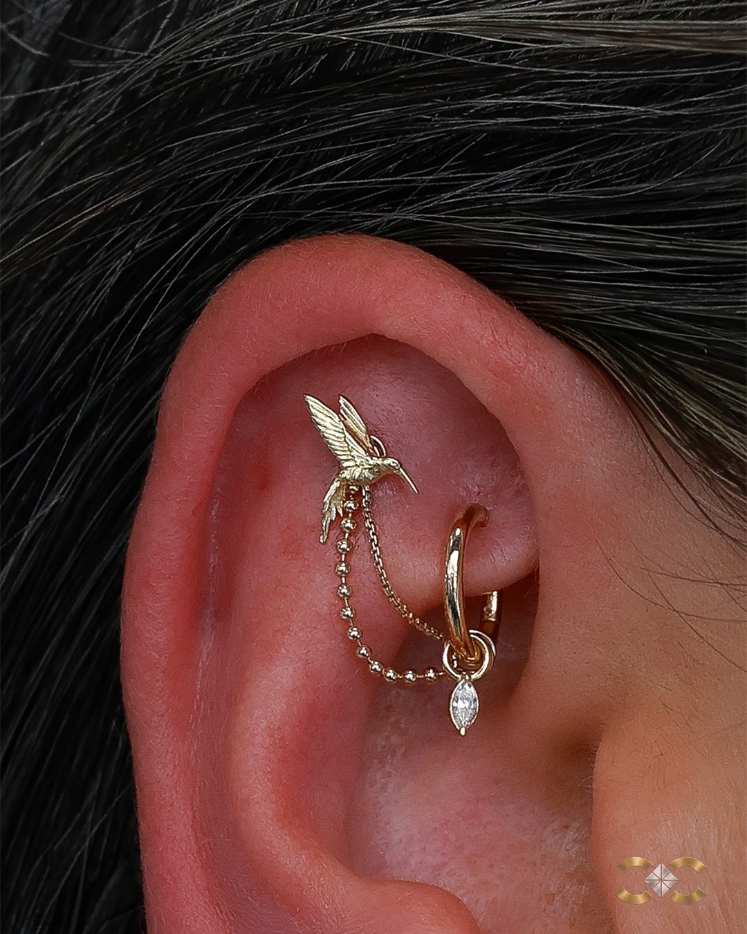 Piercer Charlie's Creations tattoo work