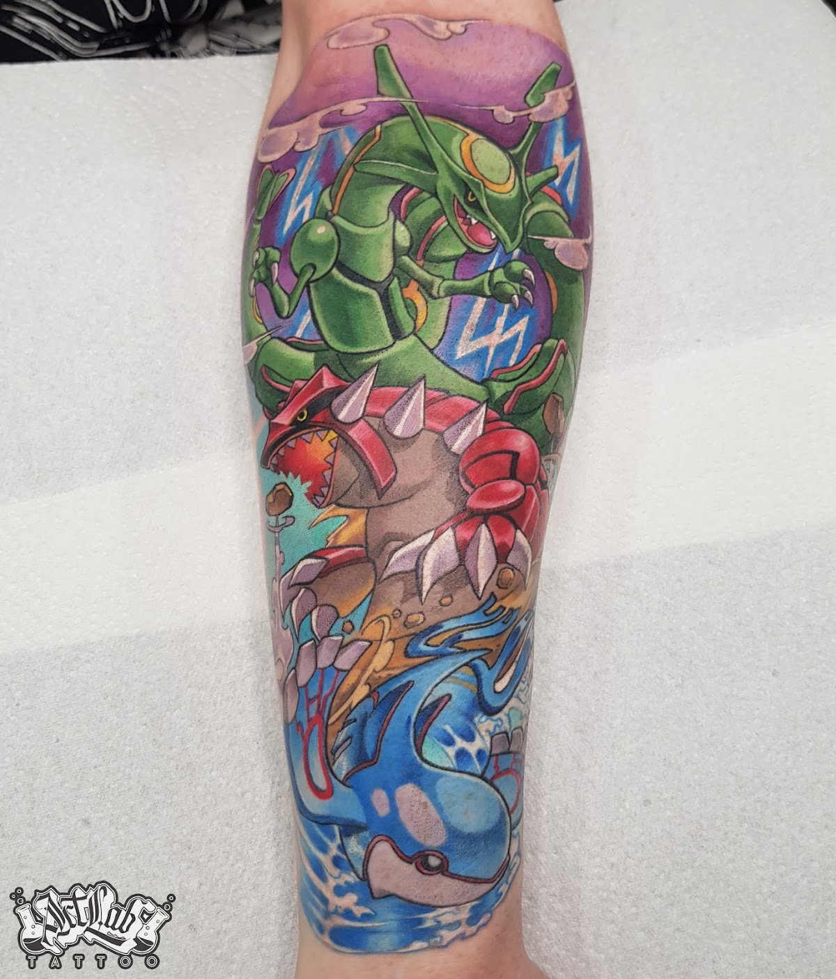 Tattoo work at Art Lab Tattoo Studio in Cork