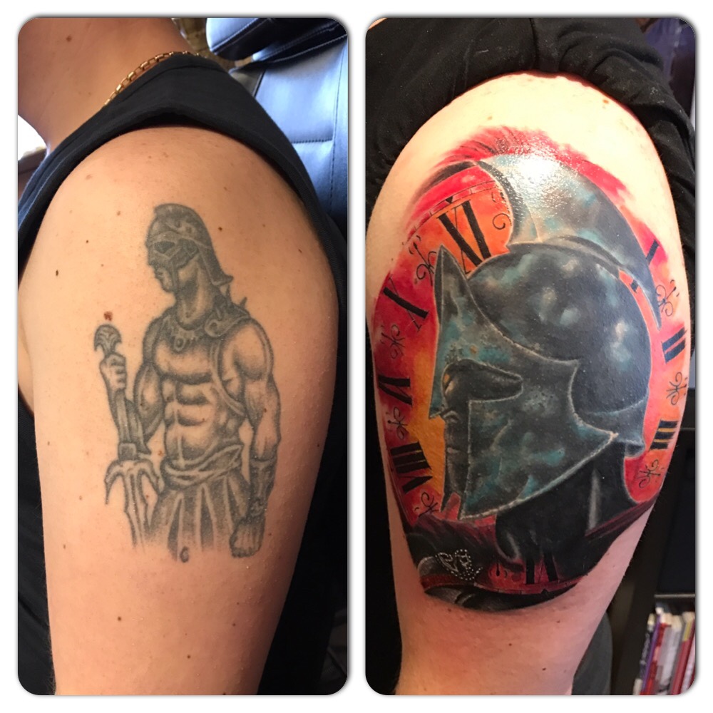 Tattoo work at South Ink Tattoo in Rathmines