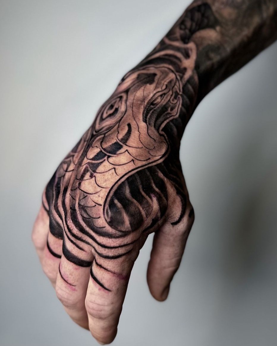The Black Hat Tattoo Dublin tattoo work 3