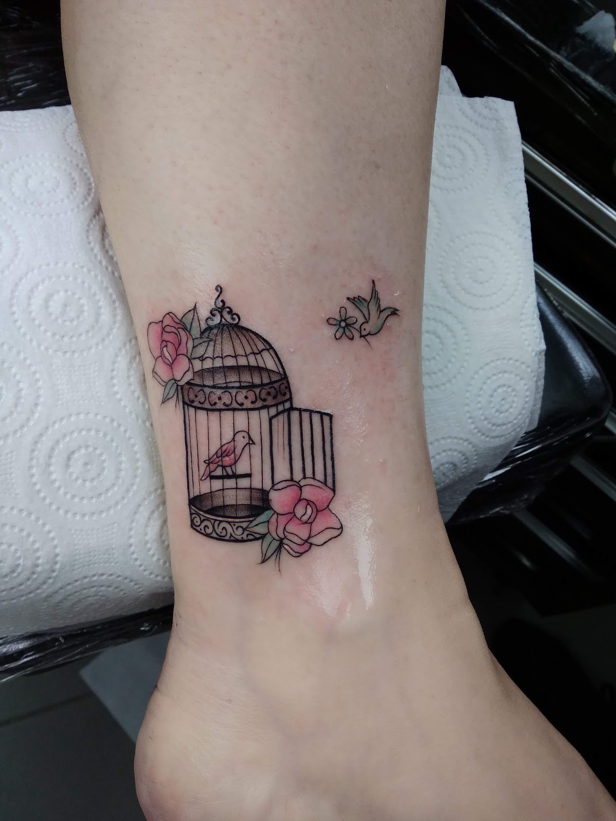 Tattoo work at The Vibe Ireland in Westmeath