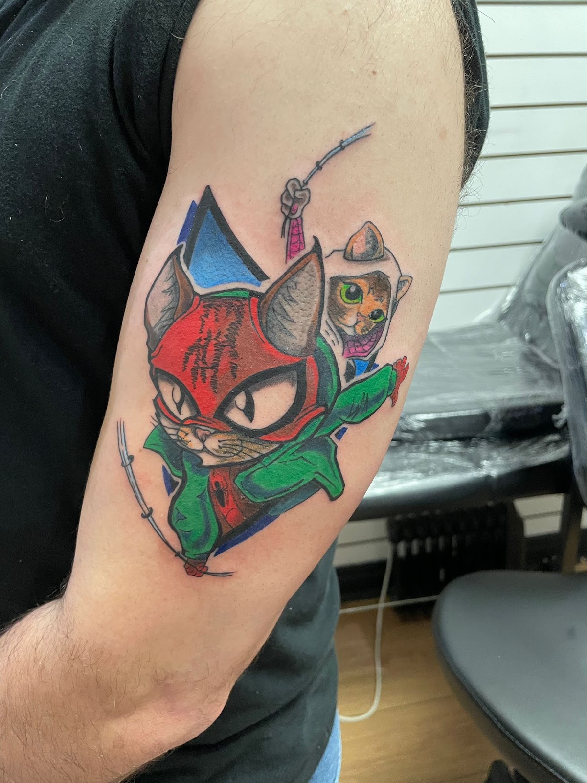 Tattoo work at Thirteen Ink Studio in Dublin